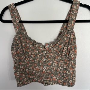 Forever 21 Floral Tank top, size small